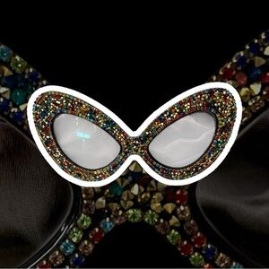 Colorful Rhinestone Glasses
